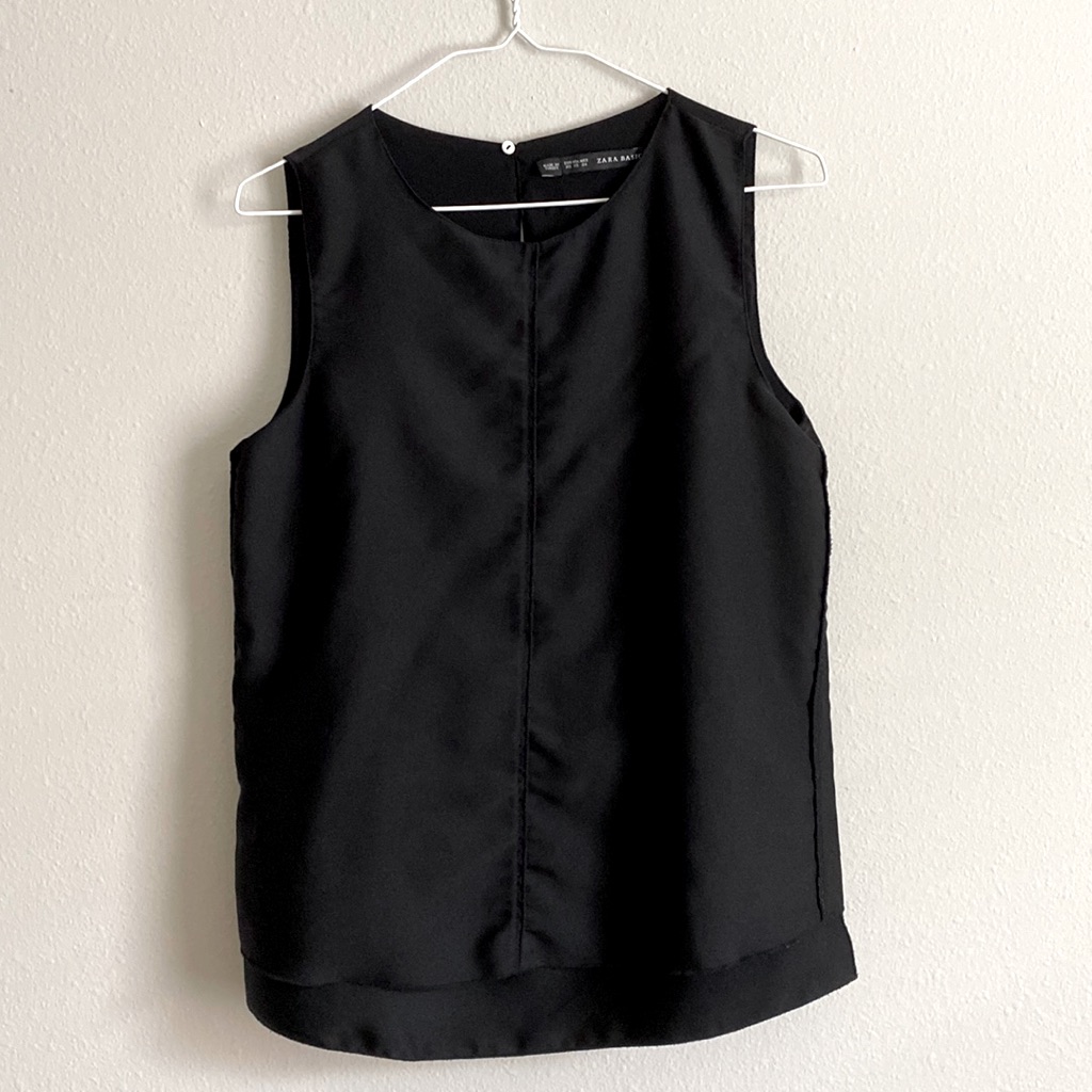 Zara Basic Black Top